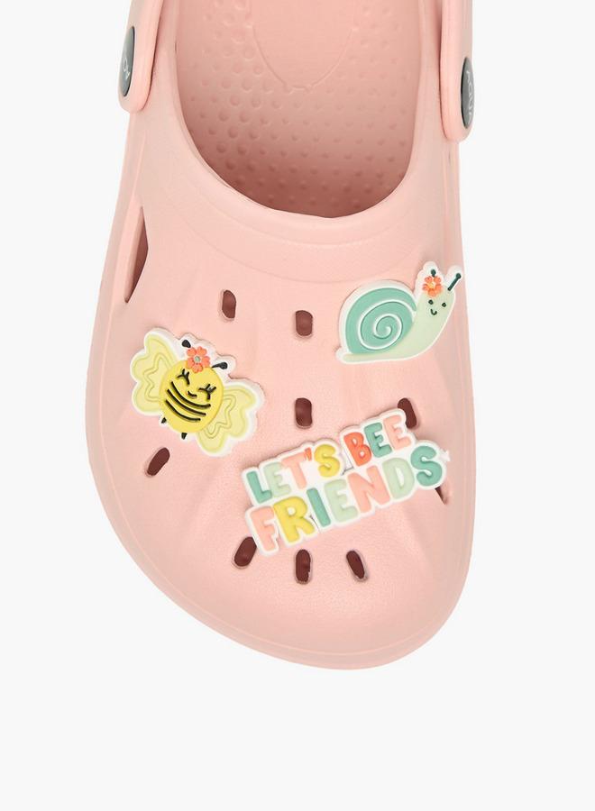 Aqua Girls Jibbitz Charm Clogs - Image 4